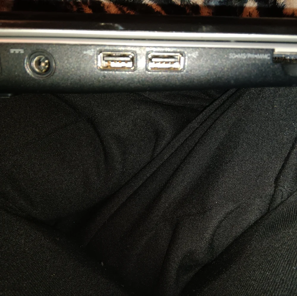 Mini dell laptop with portals for phones computers ETC.